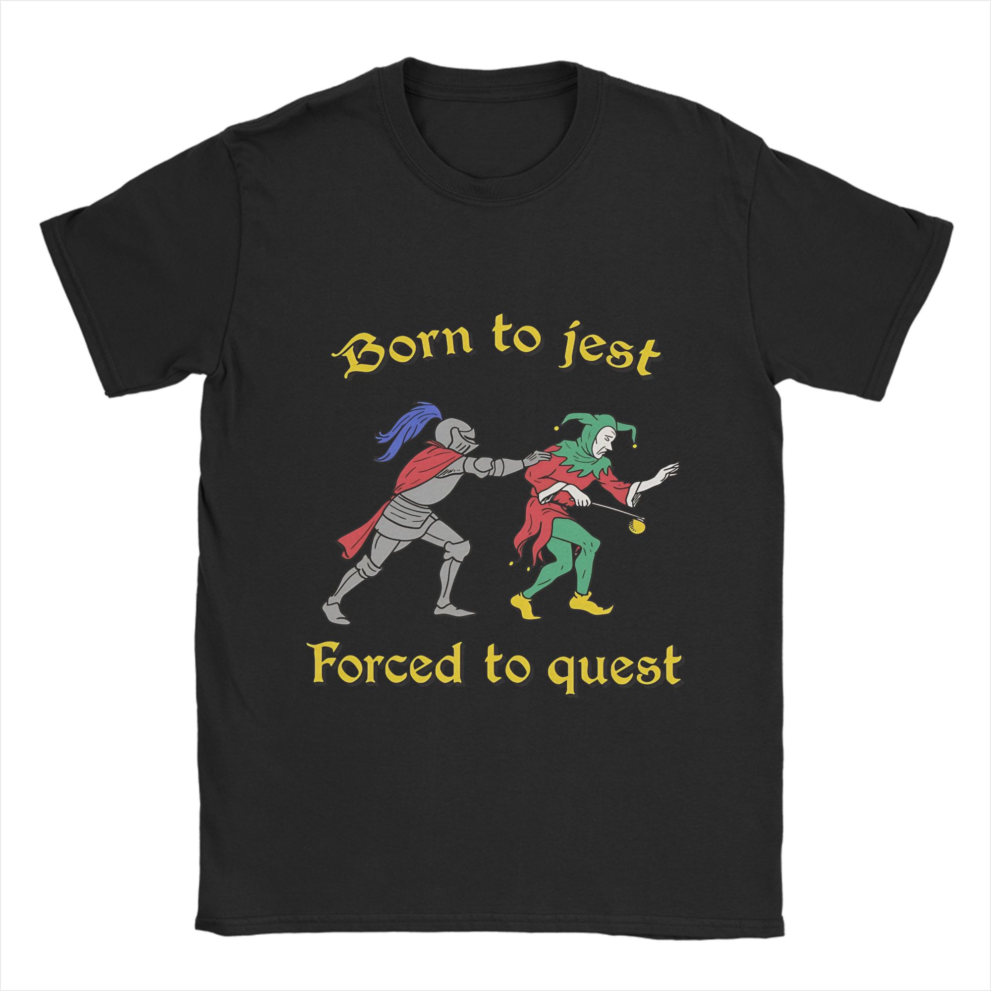 

Born to Quest Forced to Clock in Clock In T Shirts Men s 100% Cotton Vintage T-Shirts Tees Short Sleeve Clothing Big Size ... S разноцветный