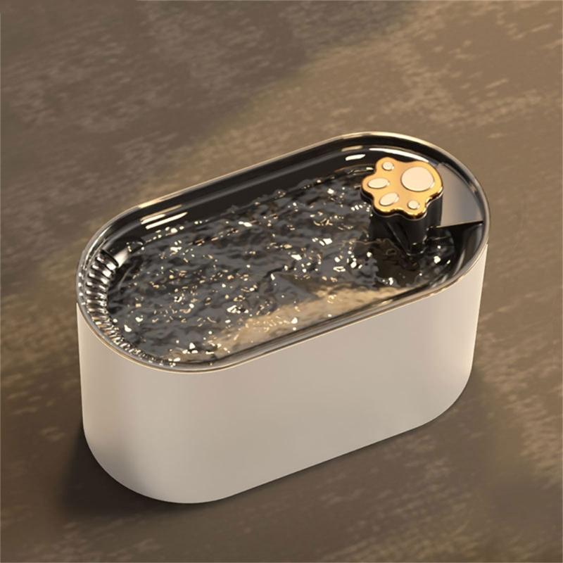 Katzenbrunnen Hunde Wasserspender 101oz Wasserkapazität Superleise Automatischer Trinkwassernapf Mehrschichtig gefiltert