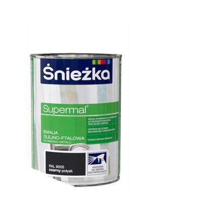 Śnieżka Supermal Ral9005 0.8L Black