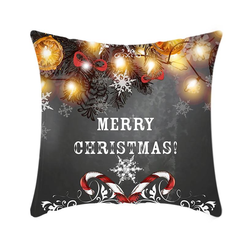 Weihnachtskissenbezüge Grenzüberschreitend Feiertagshaus Sofa Büro