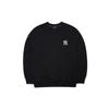 MLB Cashew Flower Sweatshirts Unisex Black Crew Neck Moderate Regular 3AMT53014-50BKS