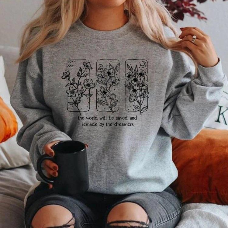 

Aelin Throne of Glass The Thirteen Novel Fan Gift Merch Sweatshirt Hoodie Women Long Sleeve Pullover S