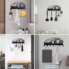 Versatile Metal Wall Mounted Key Organizers with Easy Setups rusts  Resistant Wall Hanger for Home entryway  or Office Use