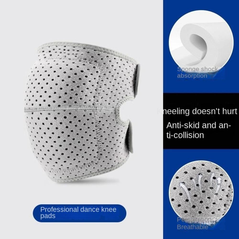 

1pcs Thickened Sponge Sports Compression Knee Pads Shock-absorbing Knee Brace Support Men and Women M сірий