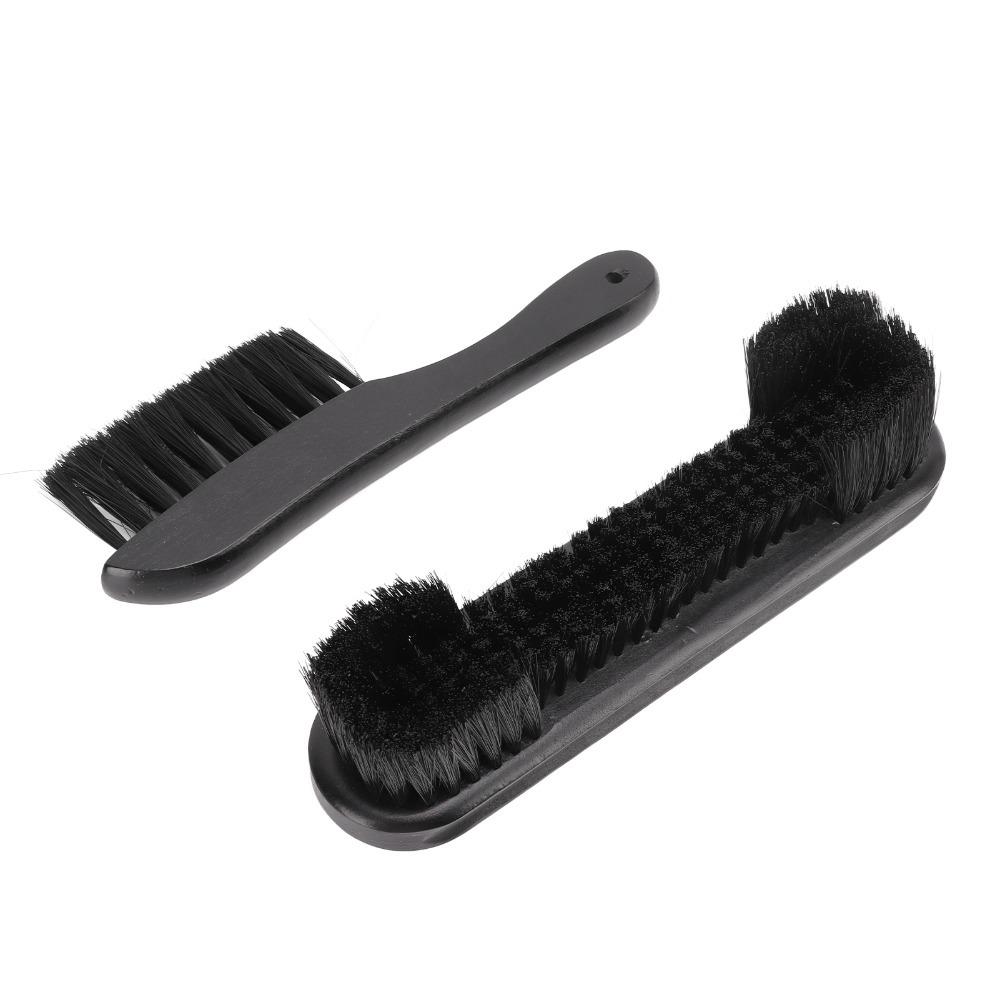 

2PCS Wood Handle Pool Table Brush 9in Size Nylon Rail Brush Set 8in Rail Black Billiard Cleaning Brush Rail Cleaning