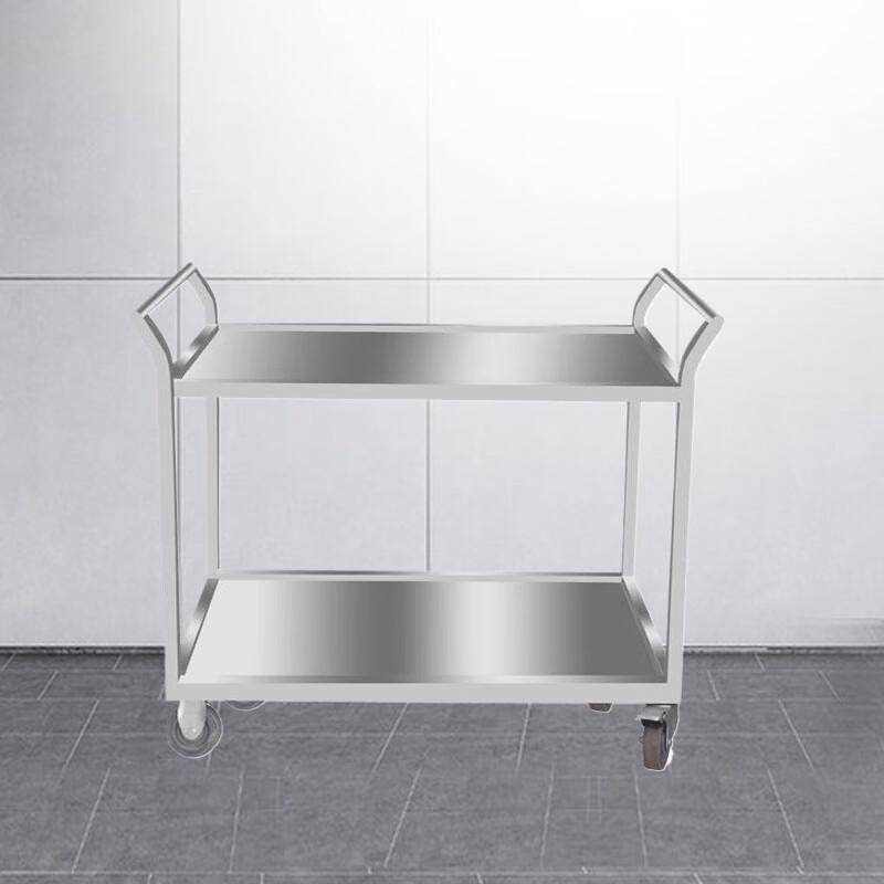 Stainless Steel Commercial Mobile Serving Cart