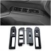 LHD Carbon Fiber Window Lift Switch Frame Cover Trim For 2024-2025 Toyota Tacoma