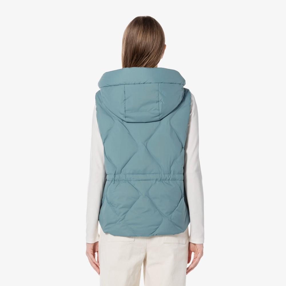 [Lacoste] Women's Hooded Quilted Down Vest BF521E-54NBMY