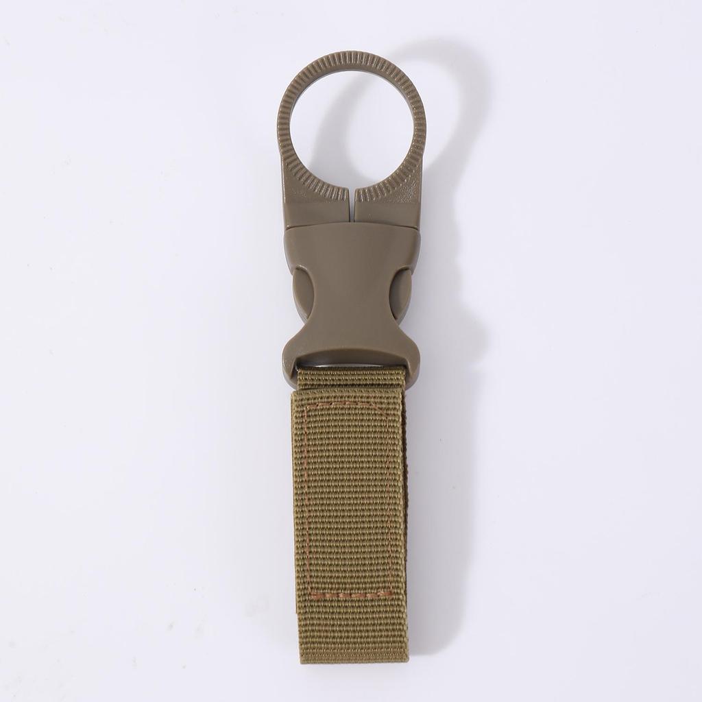 Tactical Webbing Water Bottle Carabiner Clip - Multi-functional Quick Release Hanger Buckle