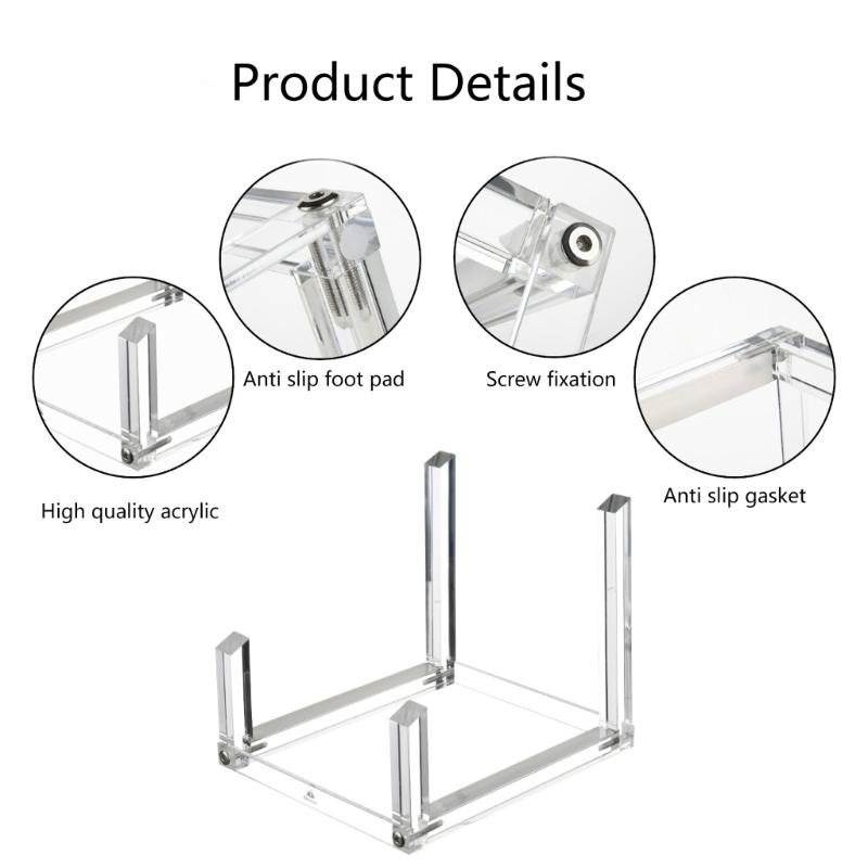 Vinyls Record Storage Stand Acrylic Vinyls Record Storage Holder Clear Organizers Holder for Single Gatefold Album