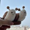 Snails Plush Toy Keychain Cartoon Animal Soft Stuffed Doll Pendant Car Key Ring Backpack Bag Decor Kid Gift