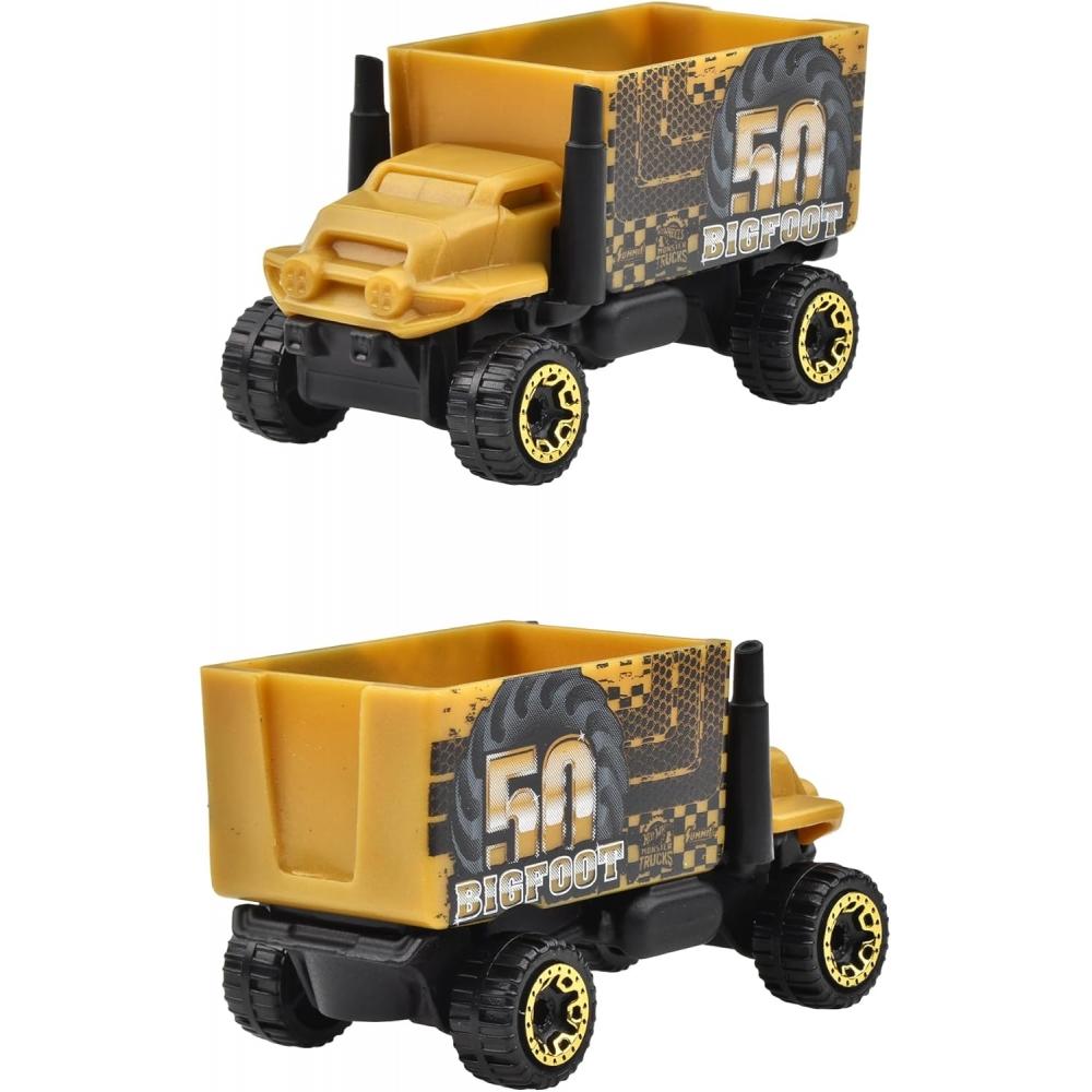 HoT Wheels MonsTer Truck BigfooT Trophy Champion CollecTion SeT WiTh 5 MonsTer T