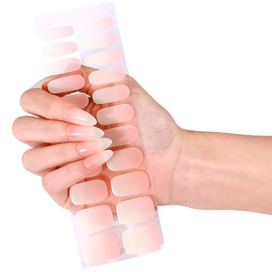 Tiras de Gel para Unhas Leopardo com Lixa Fácil de Aplicar Remover Autocolantes de Unhas Decalques Mulheres Meninas Manicure em Casa DIY Esmalte Wrap Arte de Unhas