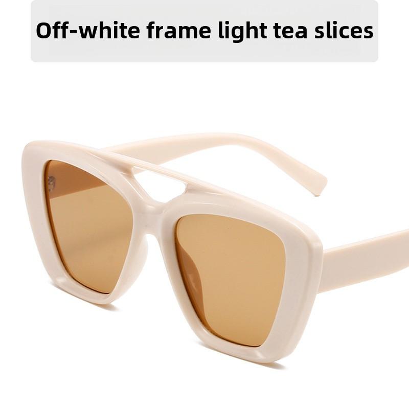 Geometric Full-Frame UV400 Sunglasses Versatile Outdoor Eyewear for Driving, Travel Leisure