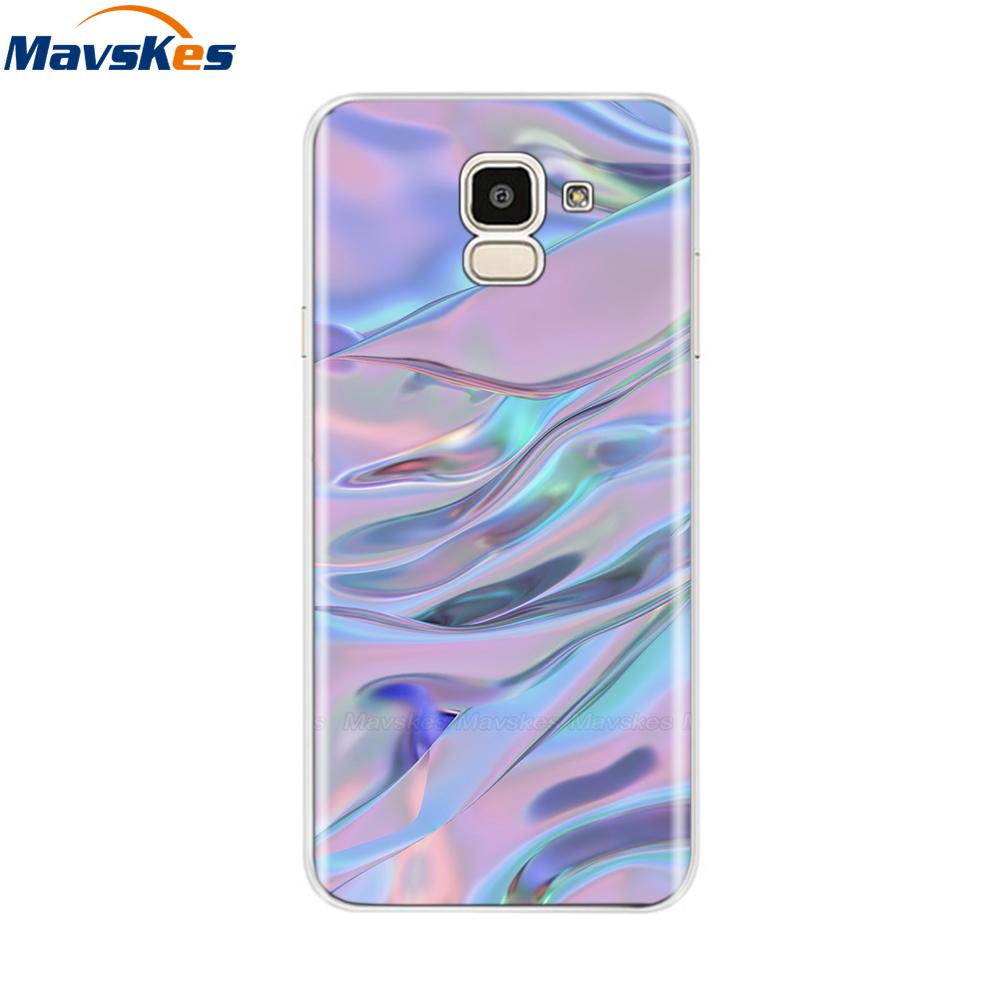 For Samsung Galaxy J6 2018 Case Soft TPU Silicone Back Cover sFor Coque Fundas Samsung J6 2018 J6 Plus 2018 Soft Phone Cases