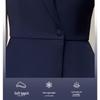 Teloram Women's Summer Short-Sleeve 3-Piece Business Suit Set