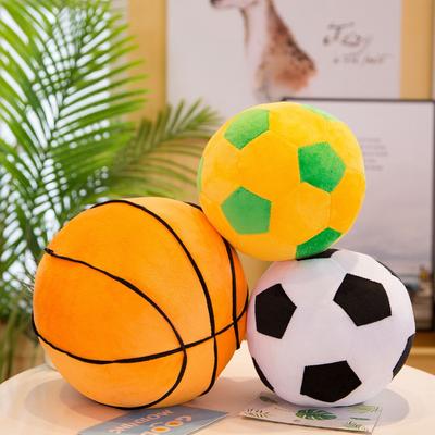 New Simulation Football, Basketball Plush Toys Creative Ball Dolls for Children Gifts Family Ornaments
