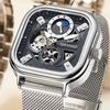 Mark Fairwhal Mode Herrenuhr Automatikwerk Mechanische Uhr Wasserdicht Edelstahl Tourbillon Uhren Für Männer