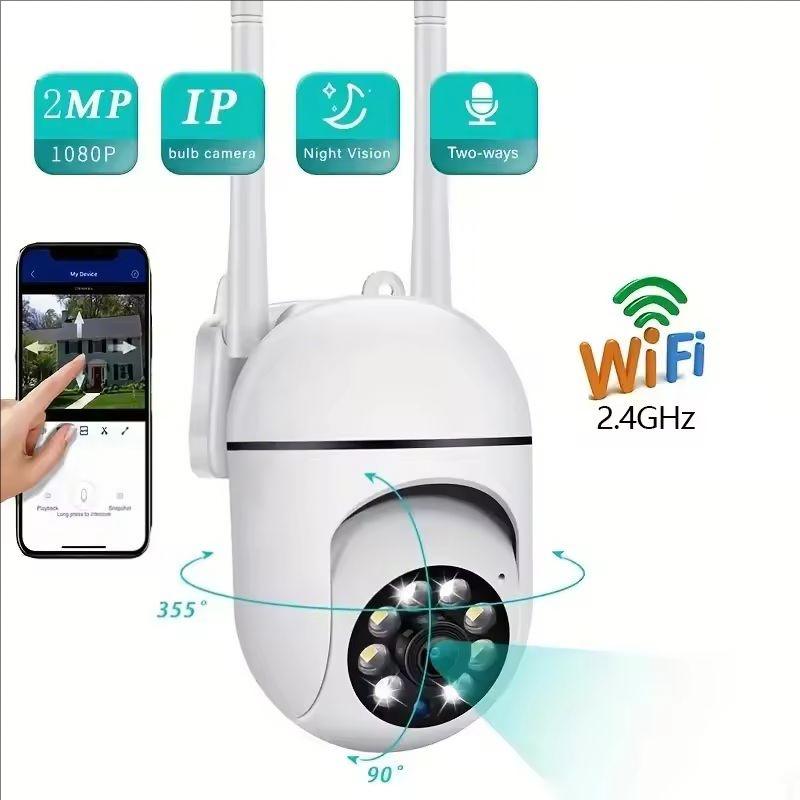 

1080P Камера Безпеки WIFI Камера Зовнішня PTZ Швидкісна Бездротова IP Камера CCTV 4-кратний Цифровий Зум Аудіо Мережева Камера Спостереження Only Camera