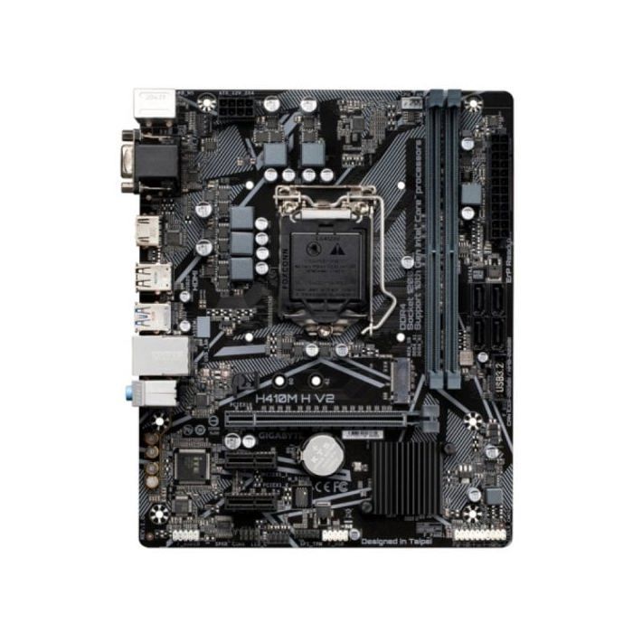 Carte Mère - Gigabyte - H410M H V2 - mATX - LGA1200 - DDR4 SDRAM