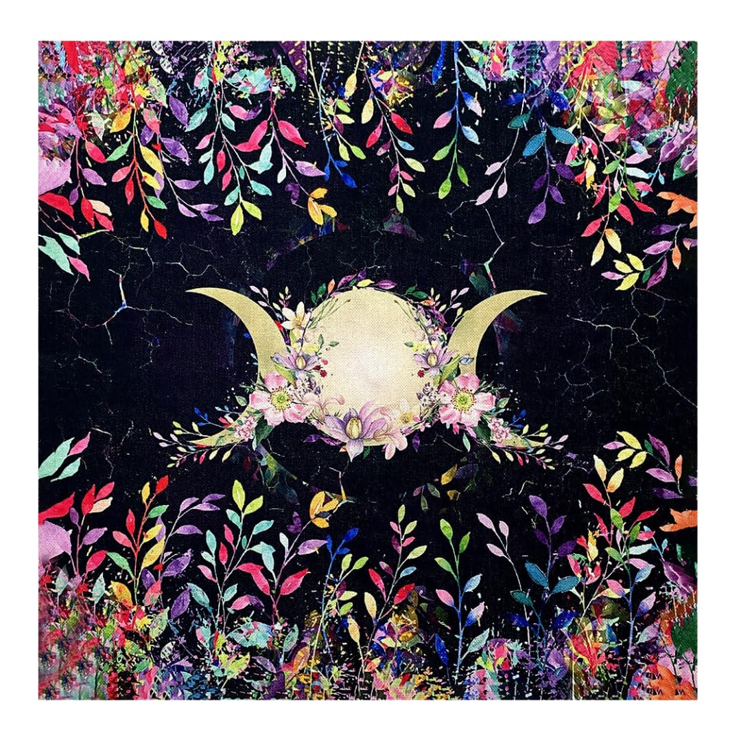 

Одобрено американскими гадалками Холст Таро 60см Простой Специальный принт [Магия Седоны] - (Ночь Селены) Скатерть, Квадратная, Барьер,