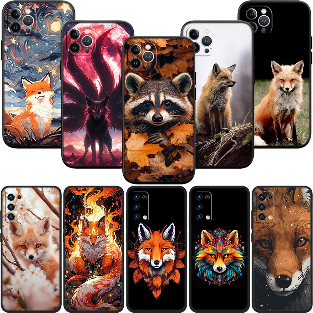 fox funny foxs Shell Phone Case for OPPO A40 A60 A80 A15 A16 A16K A12 A17 A17K A54 A54S A53 A53S A55 A56 A57 A98 F23