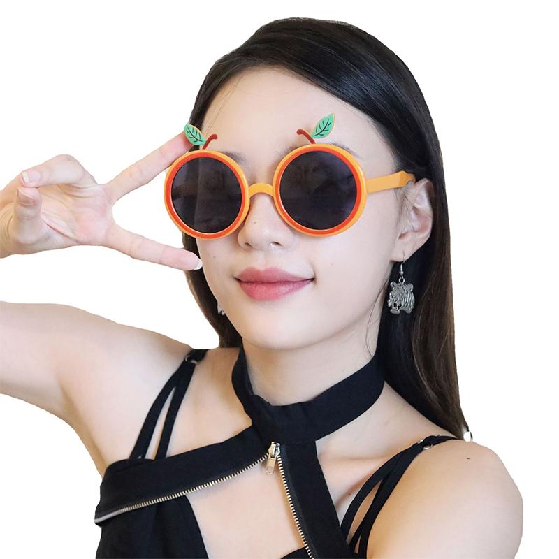 Hawaii Orange Design Party Glassescartoon Plastic Fruit Design Party Prop Glasses For Party