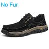Fashion 2025 Genuine Leather Men's Casual Shoes Handmade Soft Cow Leather Thick Bottom Non-Slip Leisure Men Loafers Plus Size 37-49