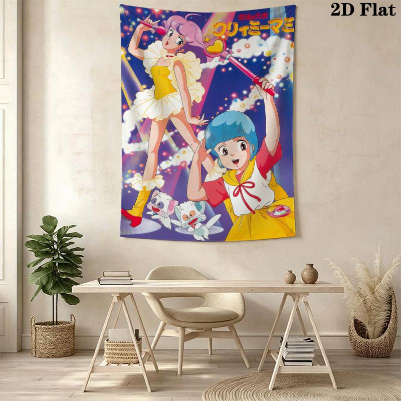 Magical Angel Creamy Mami Pattern Home Decor Tapestry, Wall Hanging, Decorative RV Wall Cloth.SGT0917470