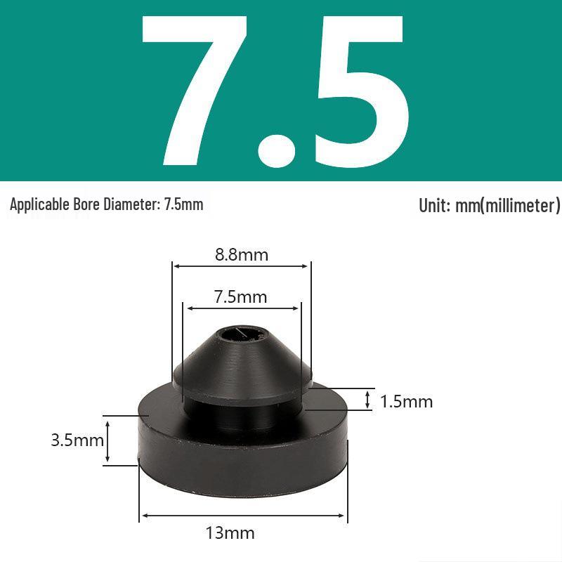 High-Temp Resistant Silicone Rubber Stopper with Card Slot Sealing Cap