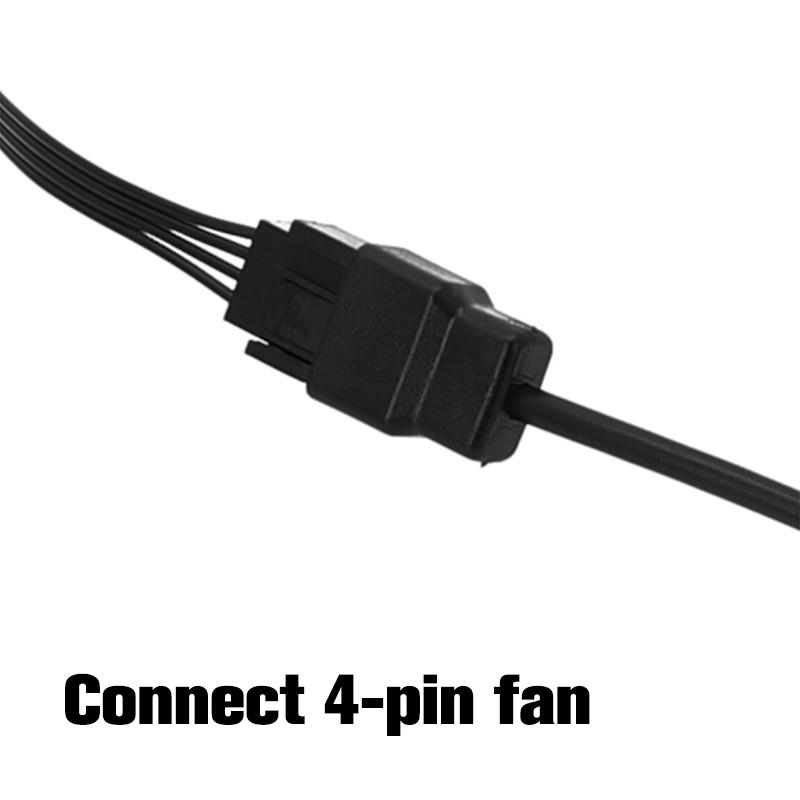 30/50/100Cm 3/4 Pin Kabel adaptéru ventilátoru na USB Počítačový PC ventilátor Napájecí kabel Konektor Adaptér