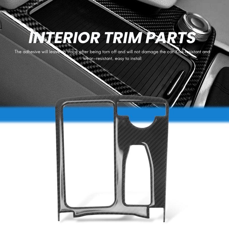Carbon Fiber Interior Central Control Panel Trim Cover For Mercedes C Class W204 2007-2013 RHD