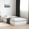 VidaXL Bed Frames, Single Bed with Slatted Base, Adult Bed, Bedroom Furniture, Modern, White 90x200 Cm 839602