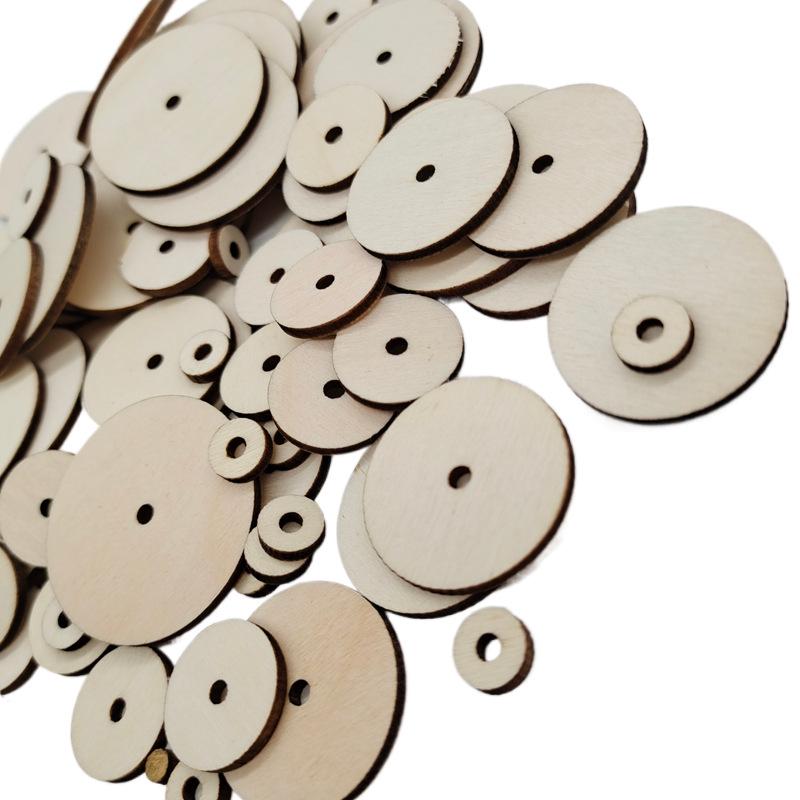 Wood Craft Wheels & Slices for DIY Toy Accessories