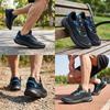 Anta Comfortable Cushioning Breathable Lightweight Abrasion Resistant Slip Resistant Low top Running Shoes Men's Black 912225535-4