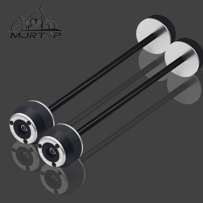 Fits For MT-07 MT07 MT 07 FZ-07 FZ07 XSR700 14-24 Motorcycle CNC Rear Front Axle Wheel Protector Fork Crash Slider Pads mt-07