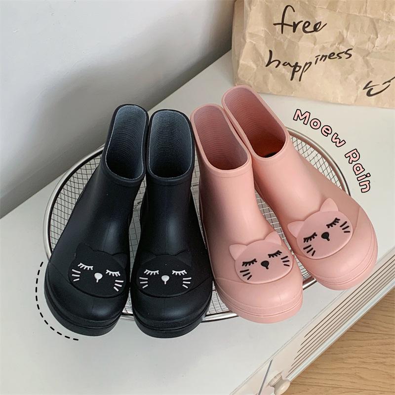 Lightweight Non-slip Children's Mid-calf Rain Boots for Toddlers - Boys & Girls