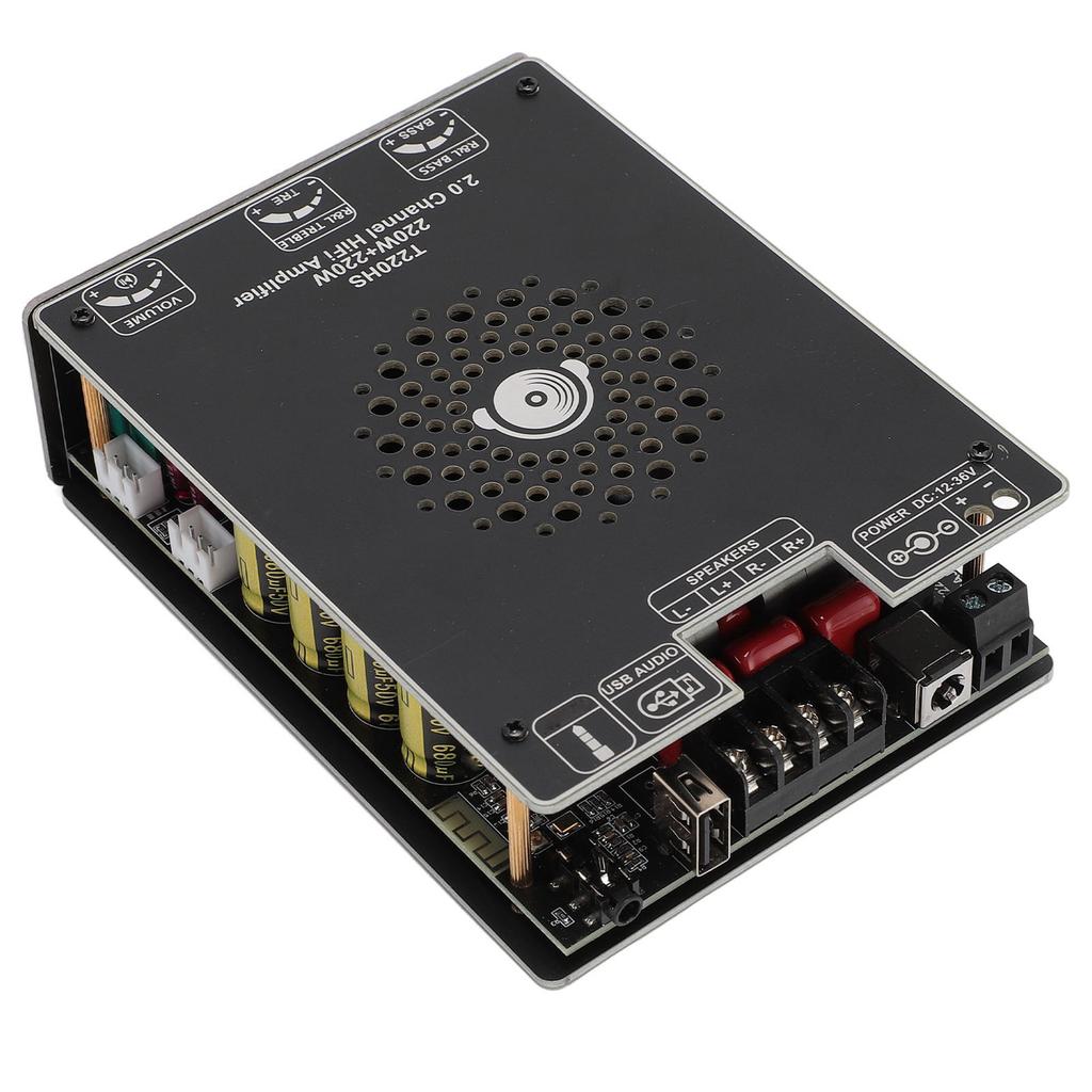 T220HS Bluetooth Power Amplifier Board Professional Efficient 220W 220W Stereo HiFi Power Amplifier 
