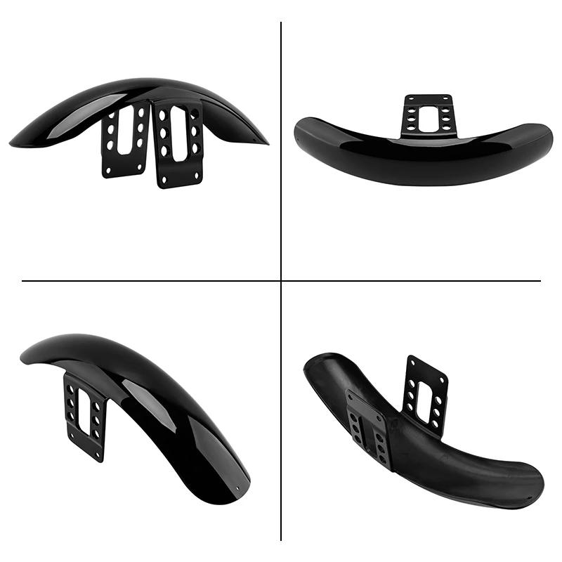 Gloss Black Motorcycle Front Fender Mudguard Splash Guard Cover ABS For Harley-Davidson Sportster XL 883 XL1200 48 72 1988-UP