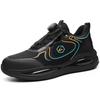 Size 47 48 Waterproof Work Safety Shoes Men Women Steel Toe Work Sneakers Rotating Button Air Cushion Protective Safety Boots