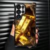 Fine Gold Pattern Printing Plating Phone Case For Samsung Galaxy S24 S25 FE S26 Edge S23 Ultra S22 S21 Plus S20 Anti-Fall Airaba