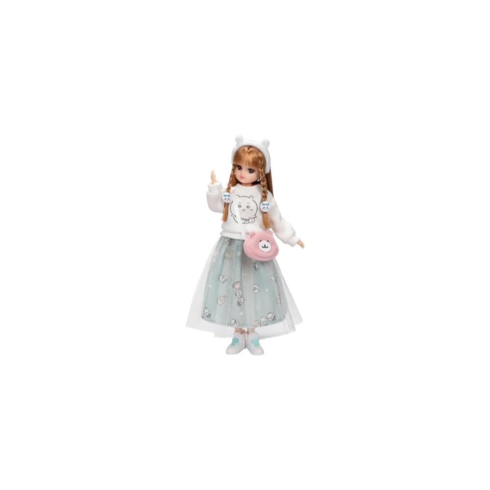 

Takara Tomy Licca-chan Doll LD-08 Chikawa Design Dress-Up Toy for Kids Age 3 and Up