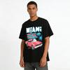 Florida Miami Surf Sports Car Graphic Tee Casual Vacation Top Pure cotton T-shirt