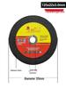 125mm Double Mesh Cutting Disc for Metal & Stainless Steel - Angle Grinder Wheel, 1.2mm Thickness