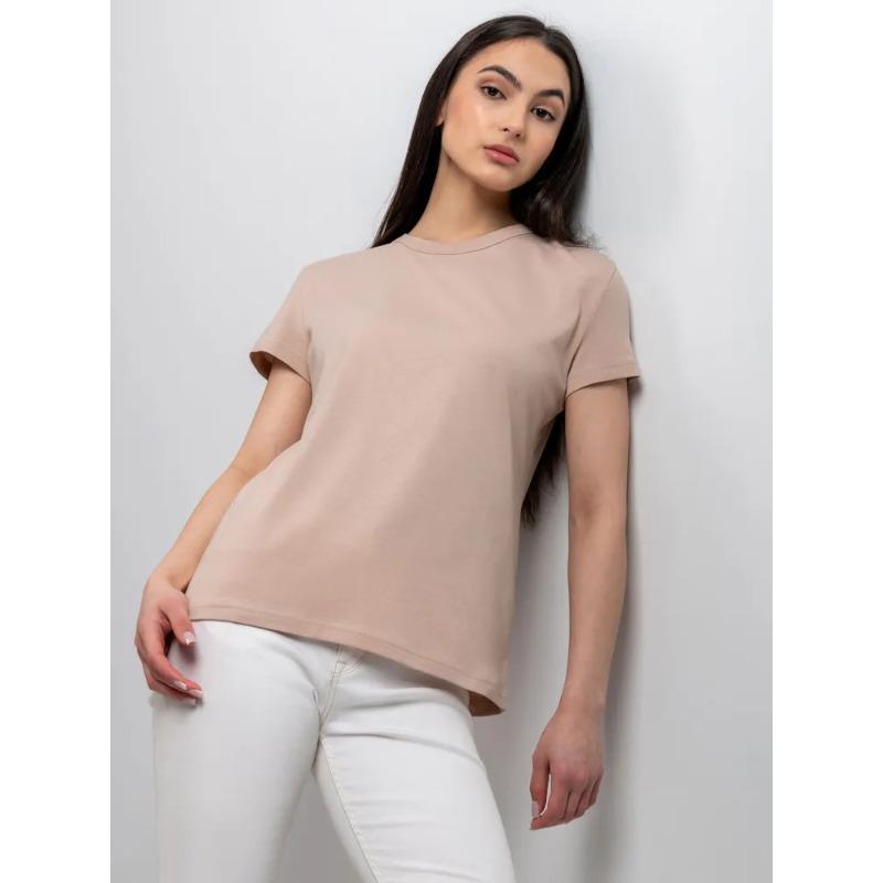 

Летняя мода Повседневная домашняя футболка с коротким рукавом для поездок на работу Универсальные женские футболки с круглым вырезом S