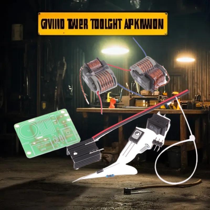 Überlegene 15KV U-Kern-Transformator-Suite, Boost Step-Up DIY-Kit, Hochfrequenz-Gleichspannungs-, Lichtbogenzündungs-Generator-Inverter