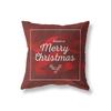 Home Decoration Christmas Theme Printing Pattern Polyester Cushion Cover Home Living Room Sofa Decoration Pillow Pillow Cover