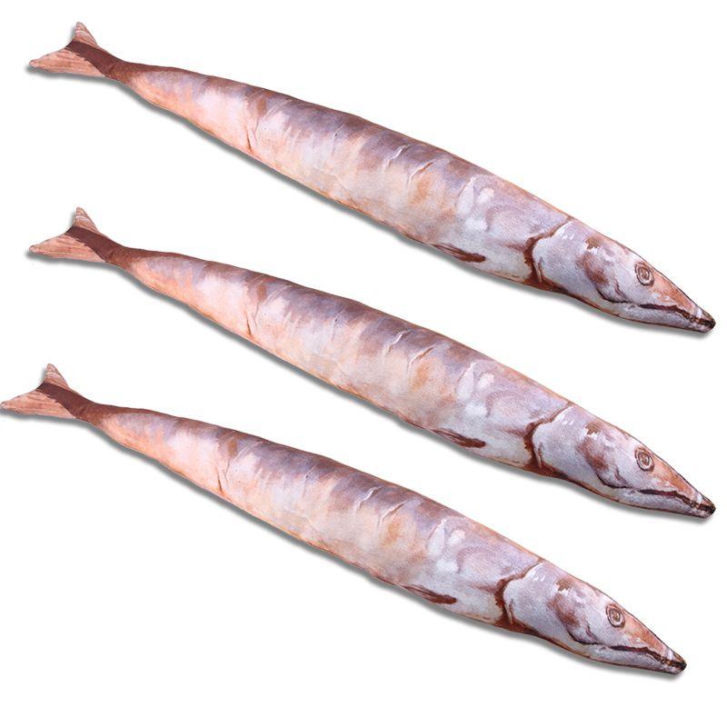 animal fish pillow creative evil funny stuffed toys cushion for men birthday gifts and children toys on sale 50cm