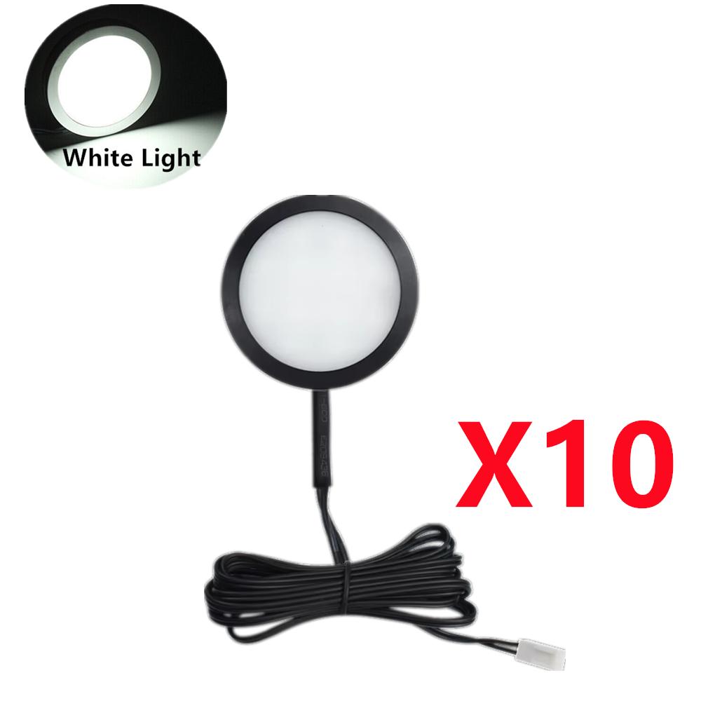 10PCS Car LED Interior Spot Light Down Ceiling Lamp 12V Camping Trailer Boat Lights for RV Trailer Caravan LED Reading Light