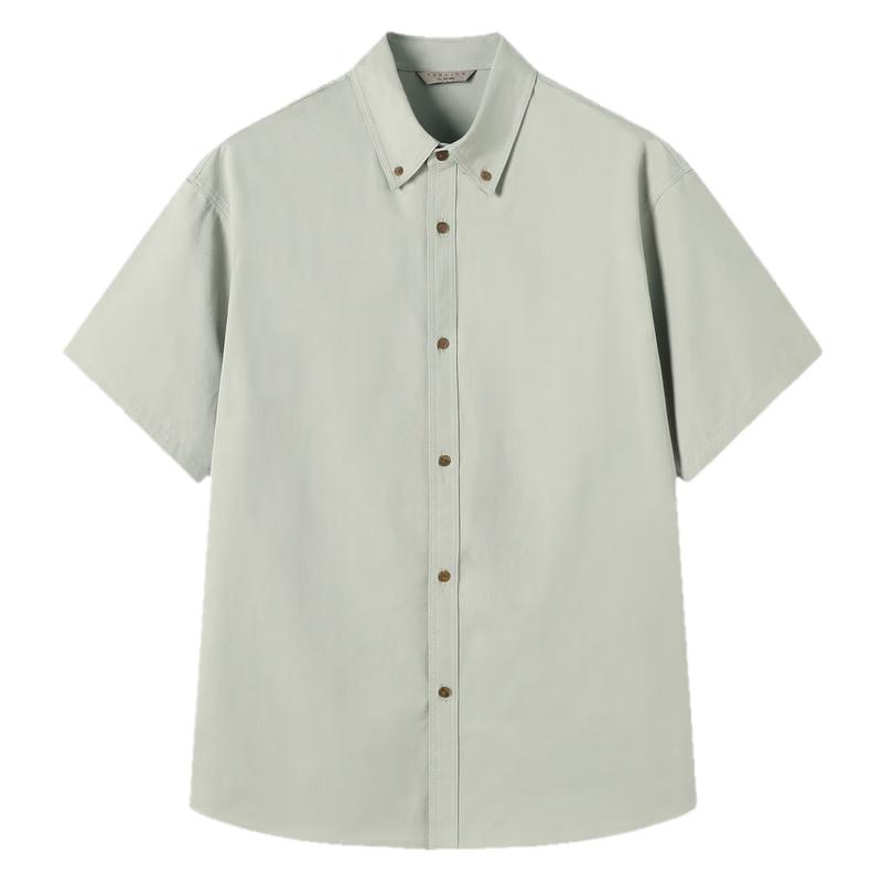 TonLion Men's 2026 Summer Loose Fit Short Sleeve Casual Shirt